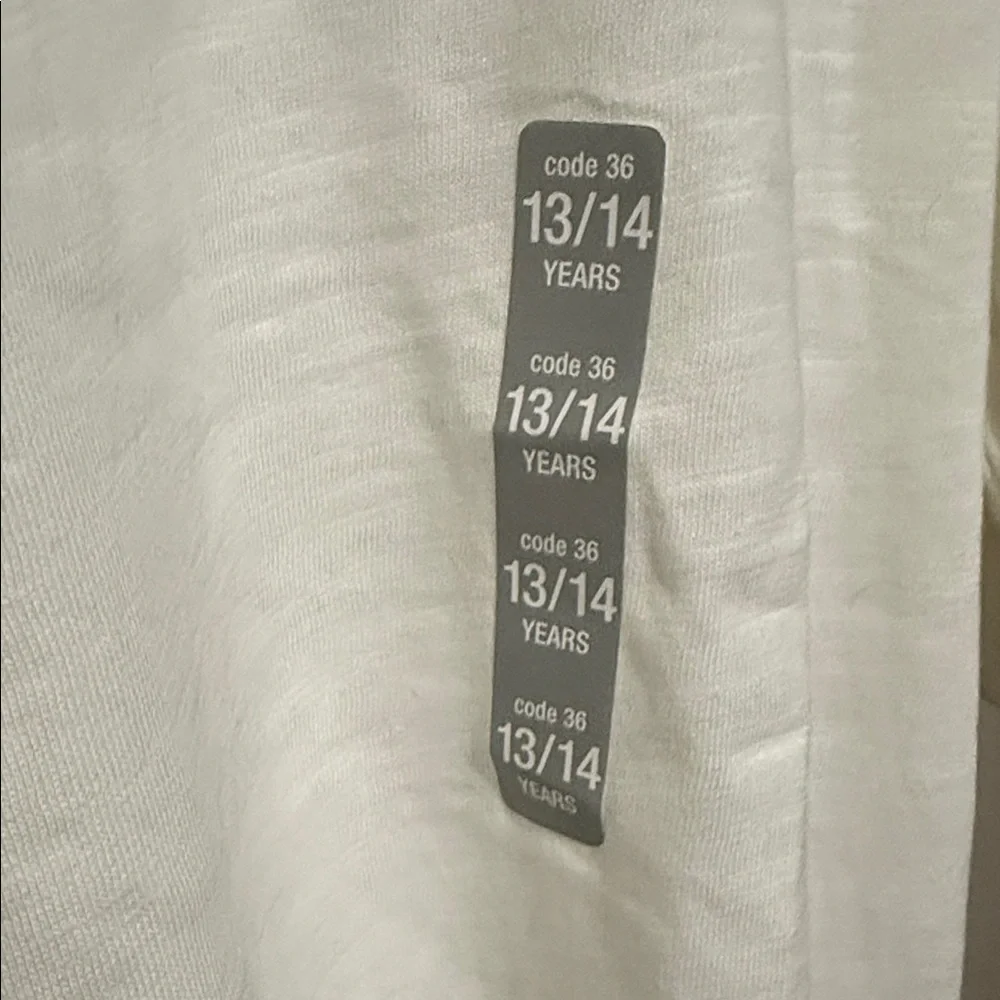 ZARA Boys Off-White Henley T-Shirt (NWT) |Size 13–14 Years (164 cm) - Picture 3 of 9